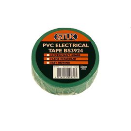 Stuk Green PVC Electrical Tape - 19mm x 20m