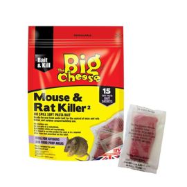Big Cheese Mouse & Rat Killer Pasta Sachets - 15 Pack