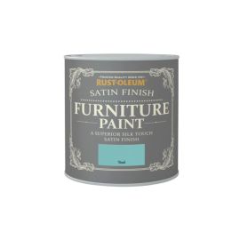 Rust-Oleum Satin Furniture Paint - Teal 125ml