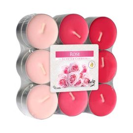 Rose Scented Tealight Candles - Pack Of 18