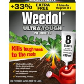 Weedol Ultra Tough Weedkiller - 8 Tubes