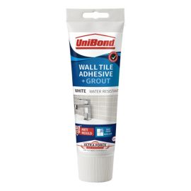 Unibond Wall Tile Adhesive & Grout - White 300g
