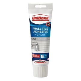 Unibond Wall Tile Adhesive & Grout - Grey 300g