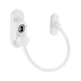 Securit Cable Window Restrictor - White