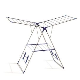 De Vielle Stainless Steel Winged Clothes Horse / Airer