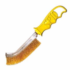Stainless Steel Yellow Handled Wire Brush