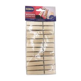 Wooden Clothes Pegs 24