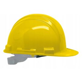 Yellow Adjustable Strap Safety Helmet