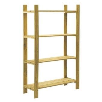 4 Tier Shelf Unit Natural