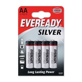 Eveready AA Silver Seal Batteries (4 pack) R6s