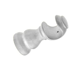 Amig White Wooden Curtain Rail Support