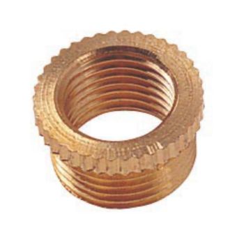 1/2 Inch to 3/8 Inch Brass Reducer
