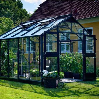Juliana Premium Greenhouse Safety Glass Black 9' x 12'