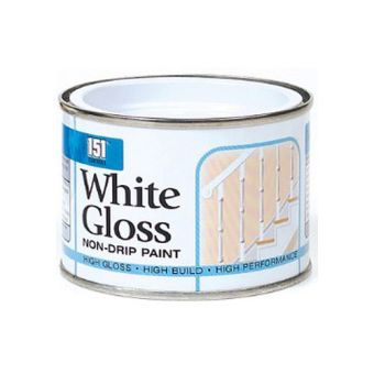 151 Coatings Gloss Non-Drip Paint 180ml White