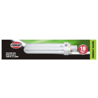 Eveready 18W PL-C CFL 4-Pin (G24Q-2) Light Bulb