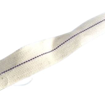 1 3/8" Grey/Purple Stripe Oil Lamp Wick – Price Per Metre