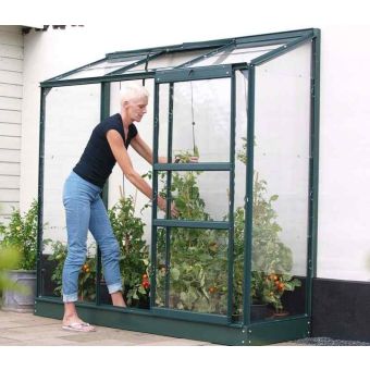 The IDA Wall Garden 2ft x 6ft Green - Toughened Glass