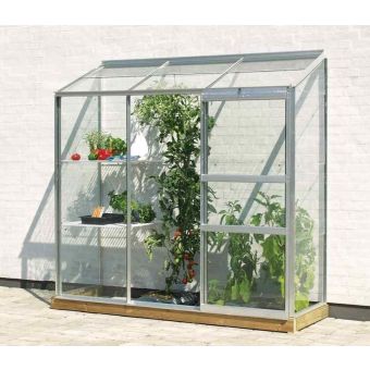 The IDA Wall Garden 2ft x 6ft Silver - Toughened Glass