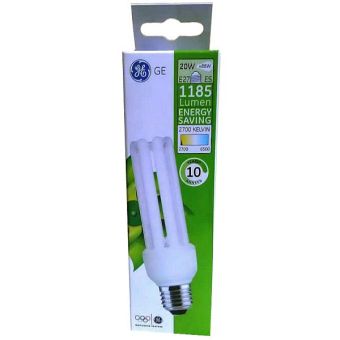 GE 20W (88W Equivalent) T3 Mini Stick E27/ ES Light Bulb
