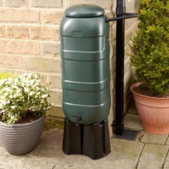 Water Butt Kit with Stand 100L – Slim Rainwater Collector
