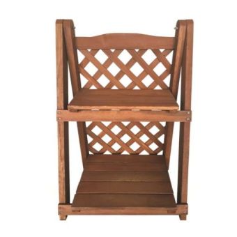 2 Shelf Wooden Garden Planter