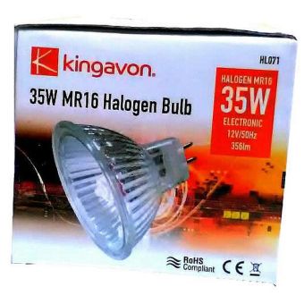 Kingavon 35W Dichroic MR16 Halogen Light Bulb