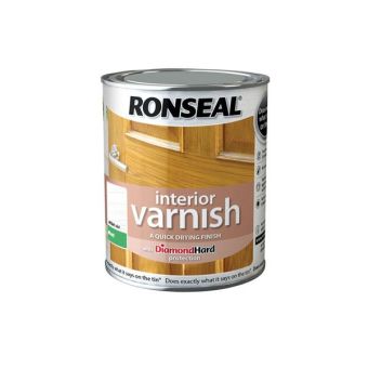 Ronseal Interior Varnish - Matt White Ash 250ml