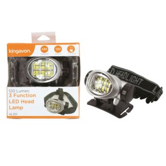 3 Function Led Head Lamp