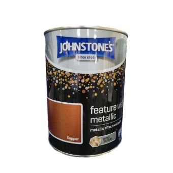Johnstones Feature Wall Metallic Paint - Copper 1.25L