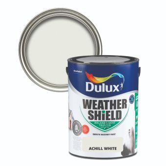 Dulux Weathershield Smooth Masonry Achill White 5L