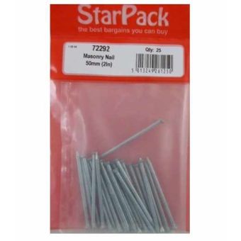 50mm Masonry Nails - Pack of 20