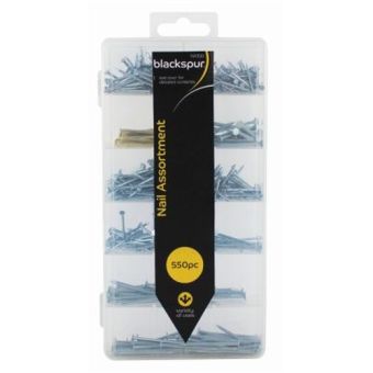 Blackspur 550pc Assorted Nail Set