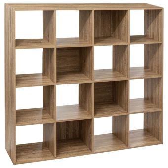 5Five Mix n Modul Natural Oak Effect Storage Solution - 16 Shelves