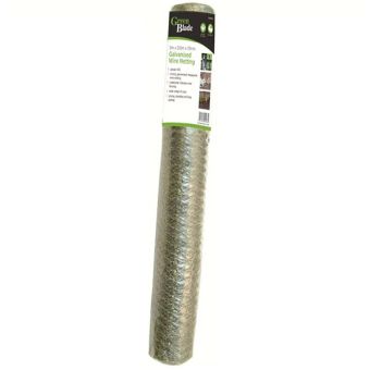 Greenblade Galvanised Wire Netting 5m x 0.6m x 13mm | Hexagonal Chicken Wire