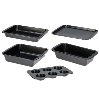 La Cucina 5 Piece Oven Baking Set – Non-Stick Carbon Steel