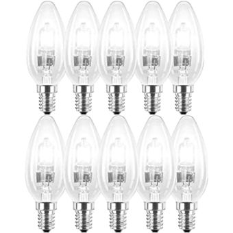 60w=48w E14 Candle Bulb Pk 10