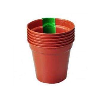 6 Pack x 10cm (4in) Plant / Flower Pots