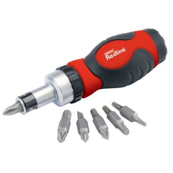 Draper Redline 6pc Ratcheting Screwdriver & Bit Set