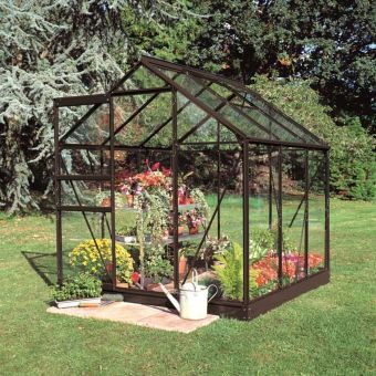 Popular Greenhouse Horticultural Glass Black 6' x 6'