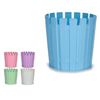 Ibergarden Plastic Pastel Plant Pot - 14cm