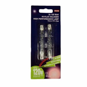 Dencon 120W 78mm Halogen Tube - 2 Pack