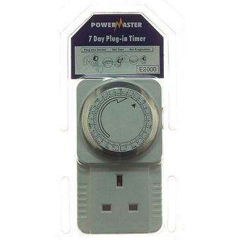 Powermaster 7 Day Plug in Timer