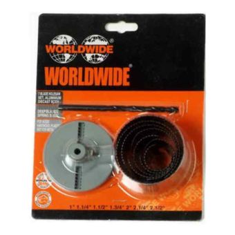 Worldwide 7 Piece Holesaw Set