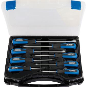 8 Piece 'Pound Thru' Screwdriver Set (Blue)