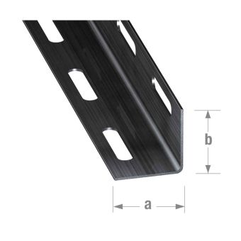 Perforated Corner Profile Varnished 30mm x 30mm x 2mm x 1m