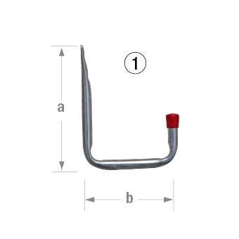 Single Wall Hook 145x114