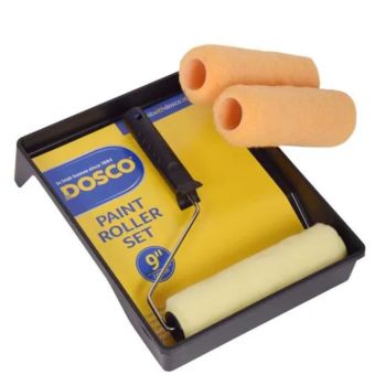 Dosco 9″ Roller Set with 3 Sleeves – Complete Painting Solution