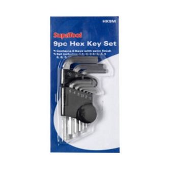 SupaTool Hex Key Set 9 Piece