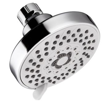 Vito 5 Way Shower Head Chrome Multi-Function Shower Head