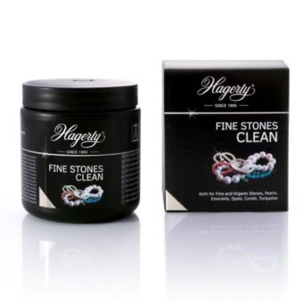 Hagerty Fine Stones Clean 170ml | Gentle Jewellery Cleaning Bath for Pearls, Emeralds, Opals, Coral and Turquoise